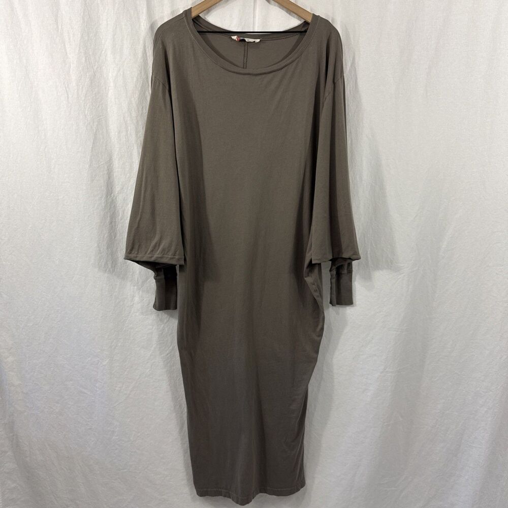 FP Beach Free People Lifestyle Maxi Dress Taupe Brown Womens Sz XS